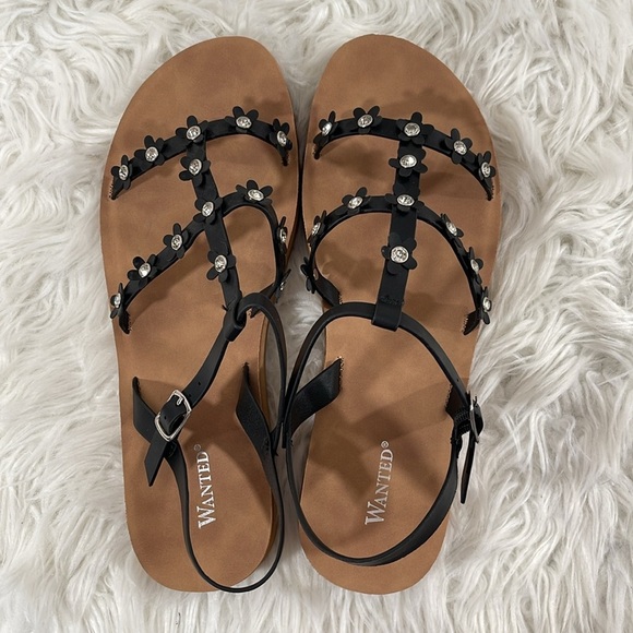 WANTED Womens Dolce Daisy Floral Strappy Sandals Size 11 NEW - Picture 7 of 16